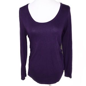 Liz Lange for Target Purple Long Sleeve Shirt